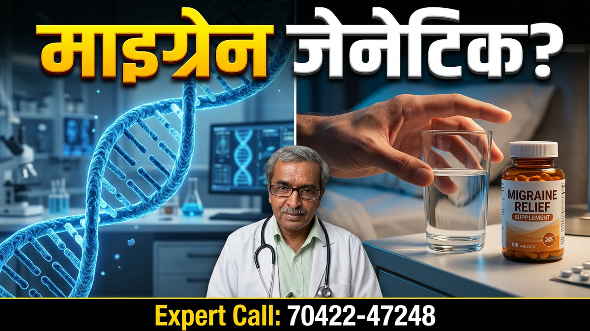 क्या माइग्रेन जेनेटिक होता है — 40 से 60% जेनेटिक, बाक़ी ट्रिगर पर निर्भर