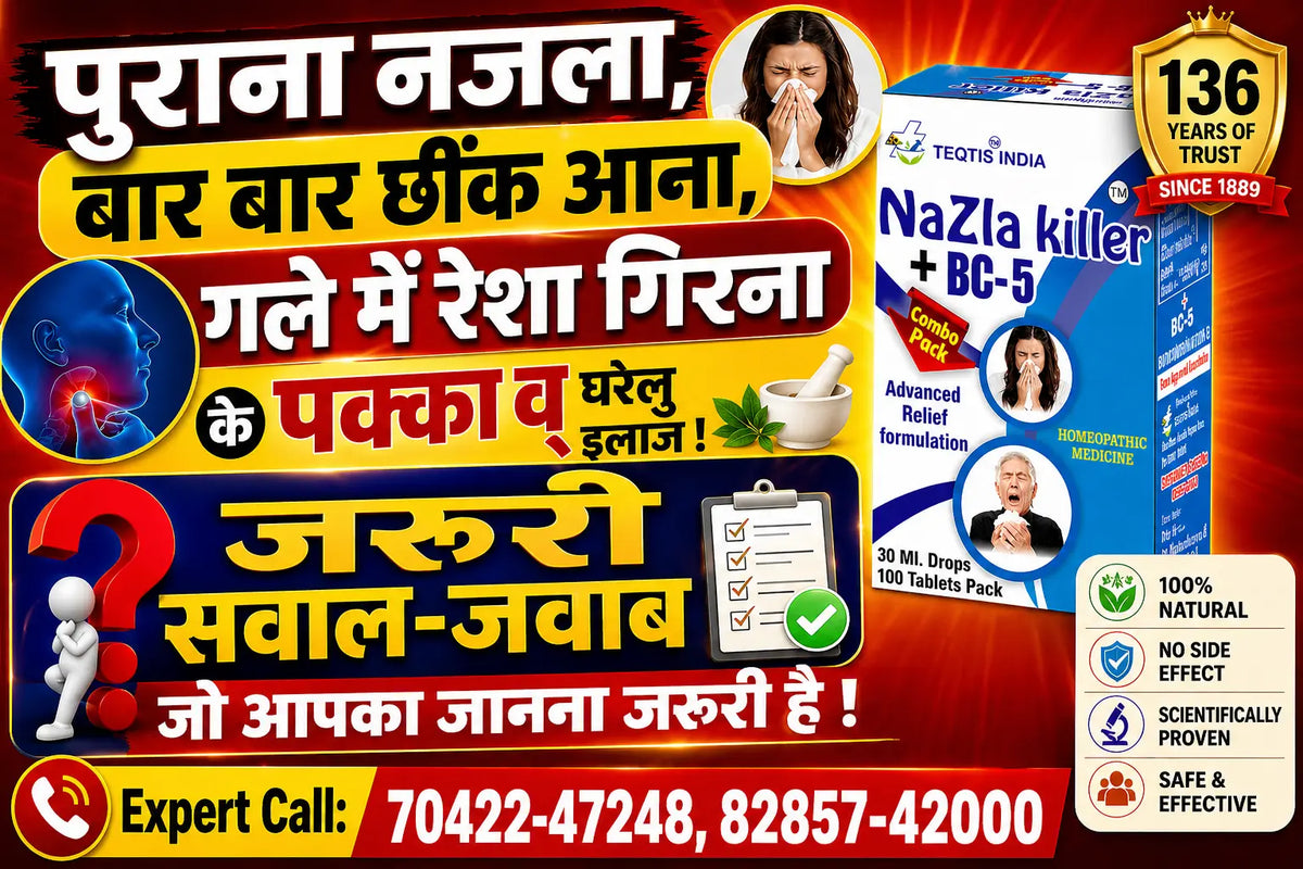 Scientific diagram of Sinus cavity healing with Nazla Killer BC5 Homeopathy Drops and Biochemic Salts.