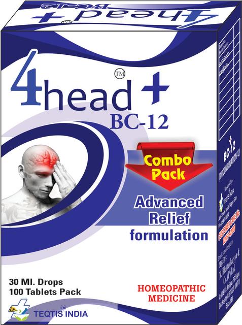 4Head Drops BC 12 Migraine Treatment